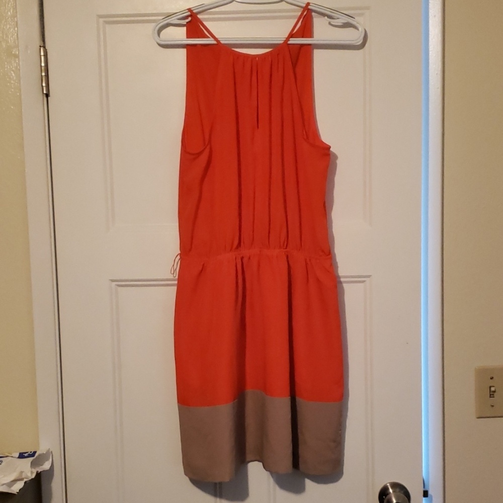 Express Spring Orange Dress